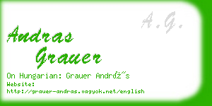 andras grauer business card
